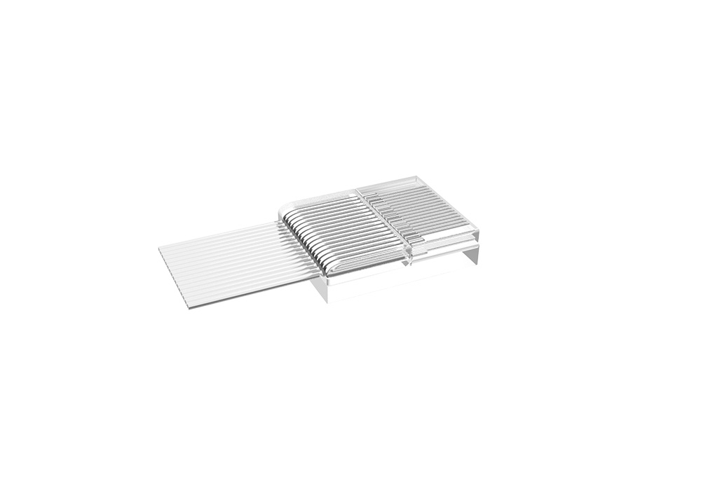 small pitch fiber array unit